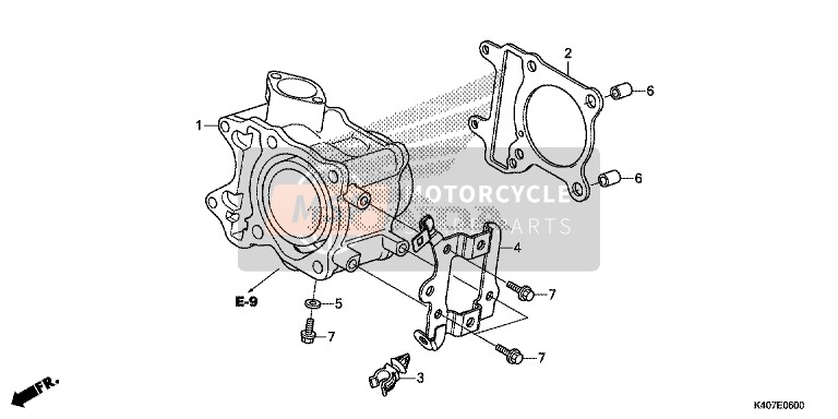Honda NSS125AD 2015 Cylinder for a 2015 Honda NSS125AD